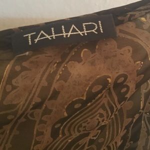 Tahari 100% Silk Long Skirt
